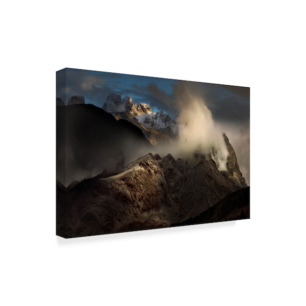 Nicolas Schumacher 'Magic Light Mountain' Canvas Art,16x24